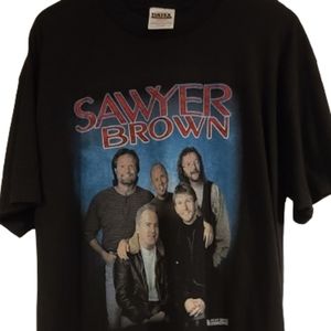 1998 Vintage Sawyer Brown on Tour Tee Size XL